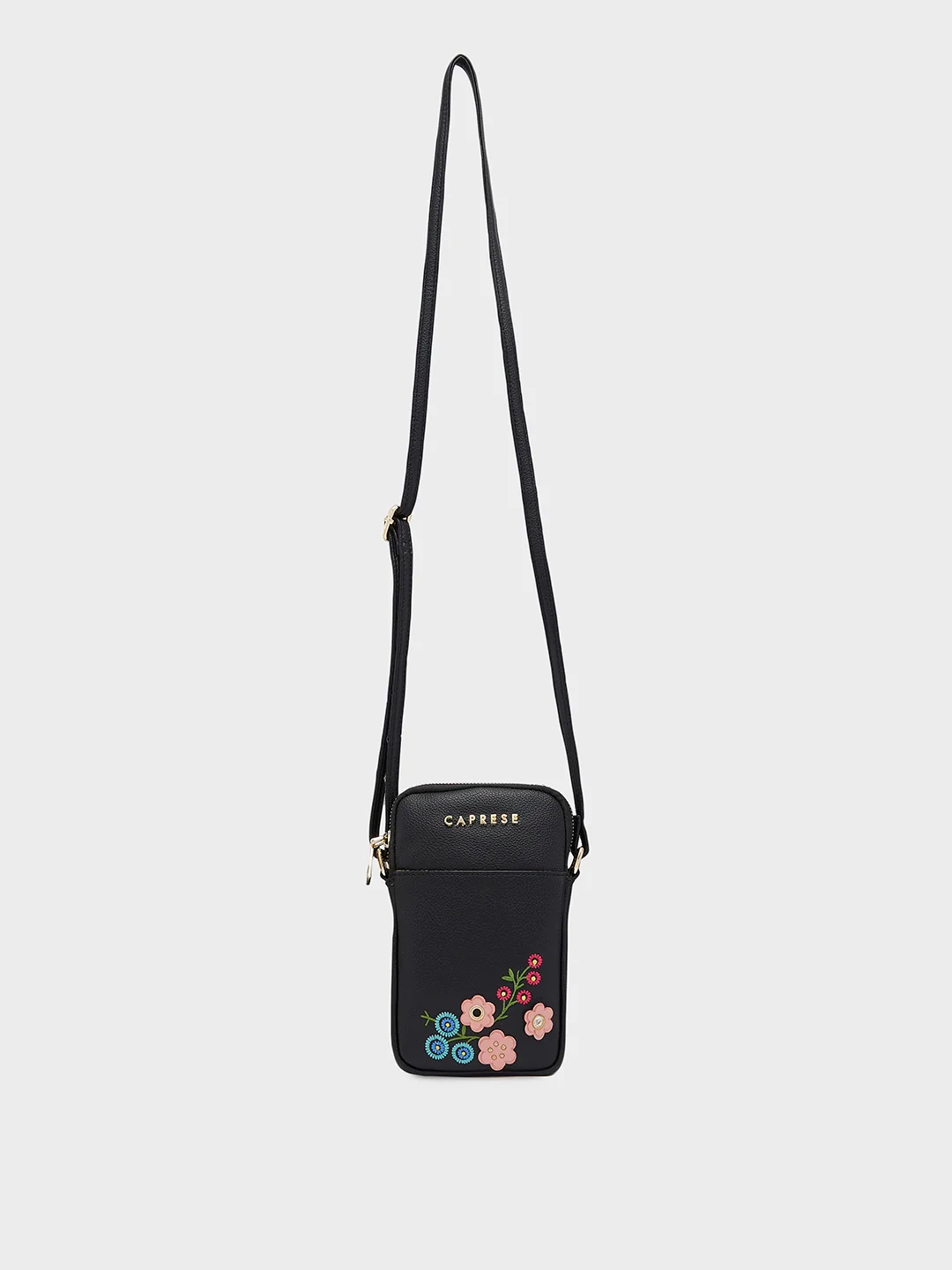 Caprese Erica Small Black Mobile Pouch - Image 8