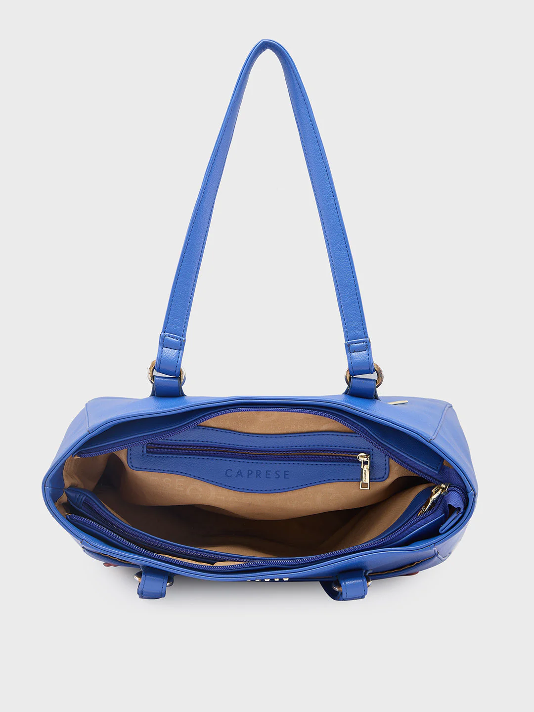 Caprese Erica Medium Floral Blue Tote Bag - Image 10