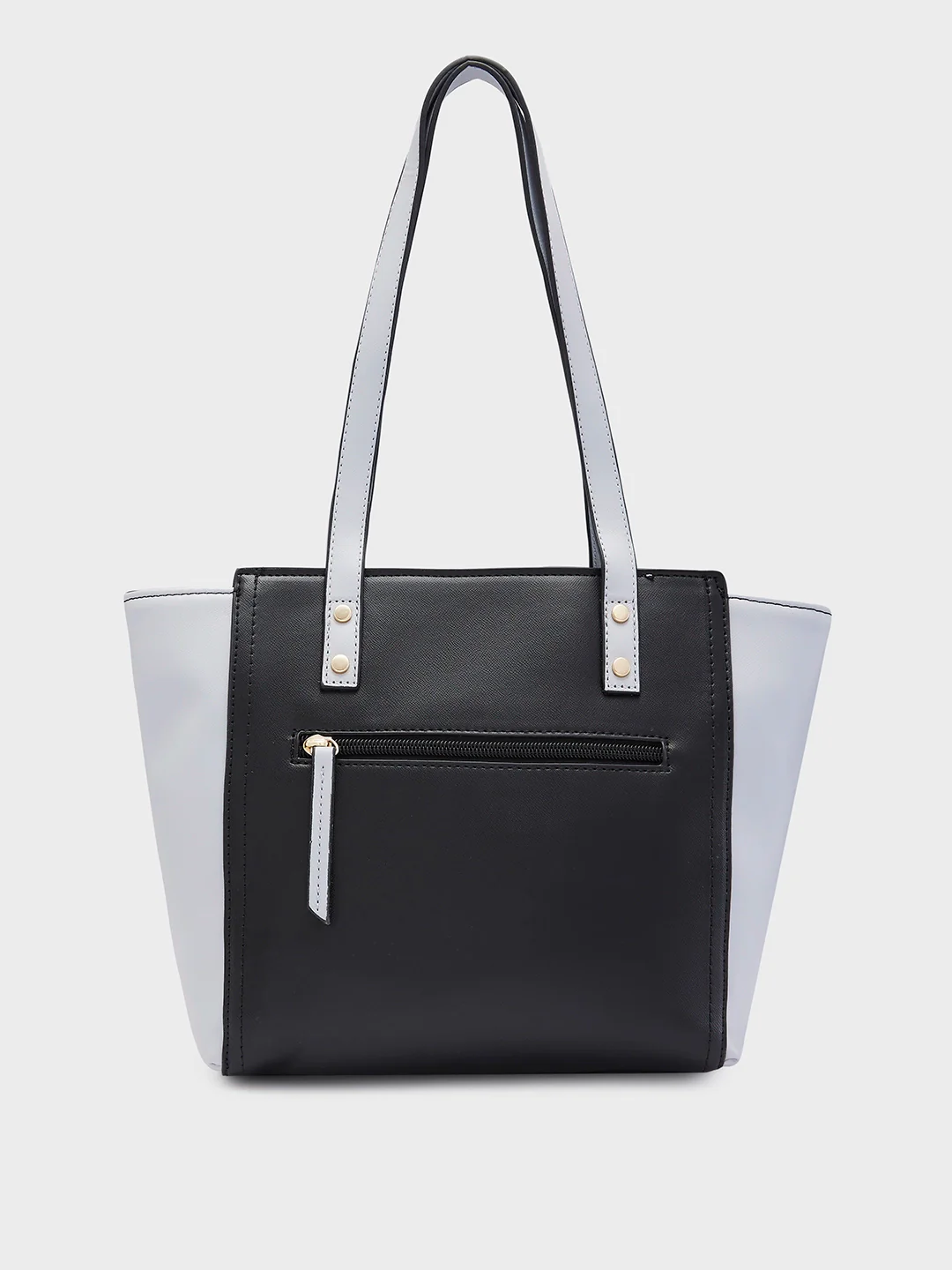Caprese Eva Medium Black Satchel Bag - Image 2