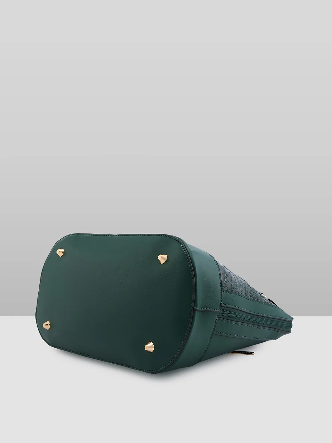 Caprese Felix Medium Green Satchel Bag - Image 9