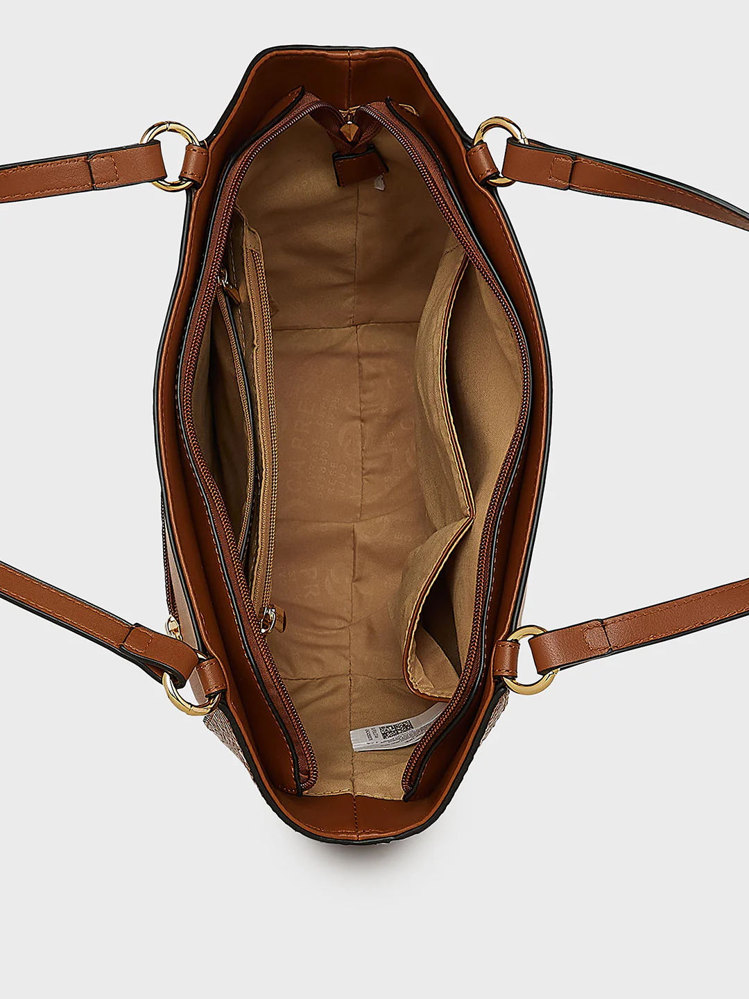 Caprese Felix Medium Tan Satchel Bag - Image 7