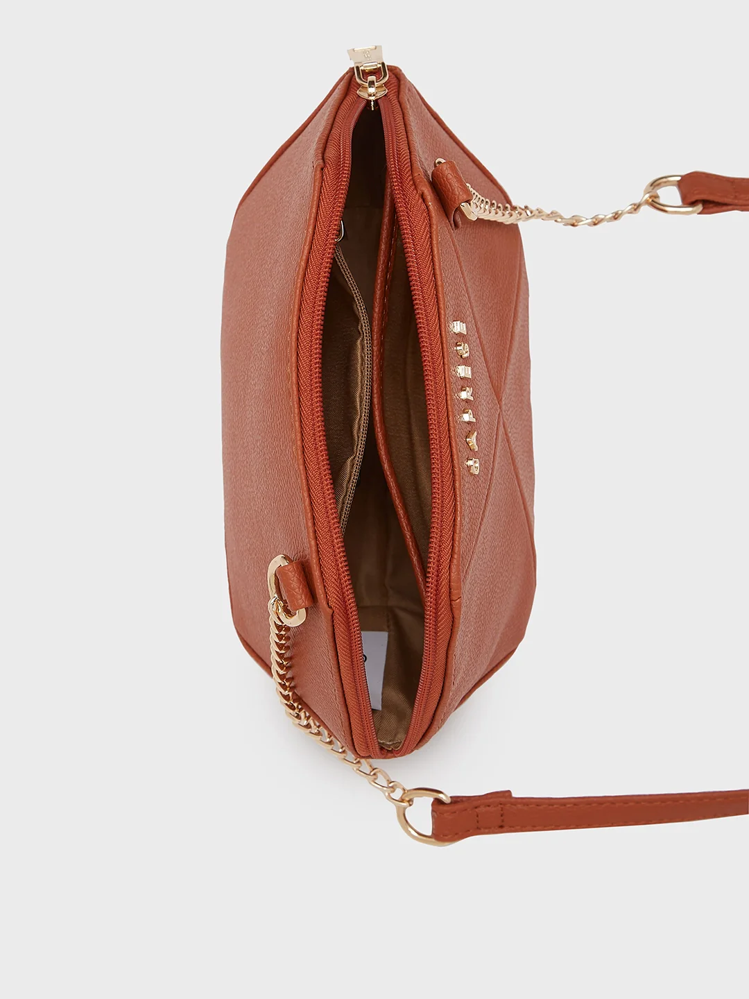 Caprese Femi Small Tan Sling Bag - Image 6