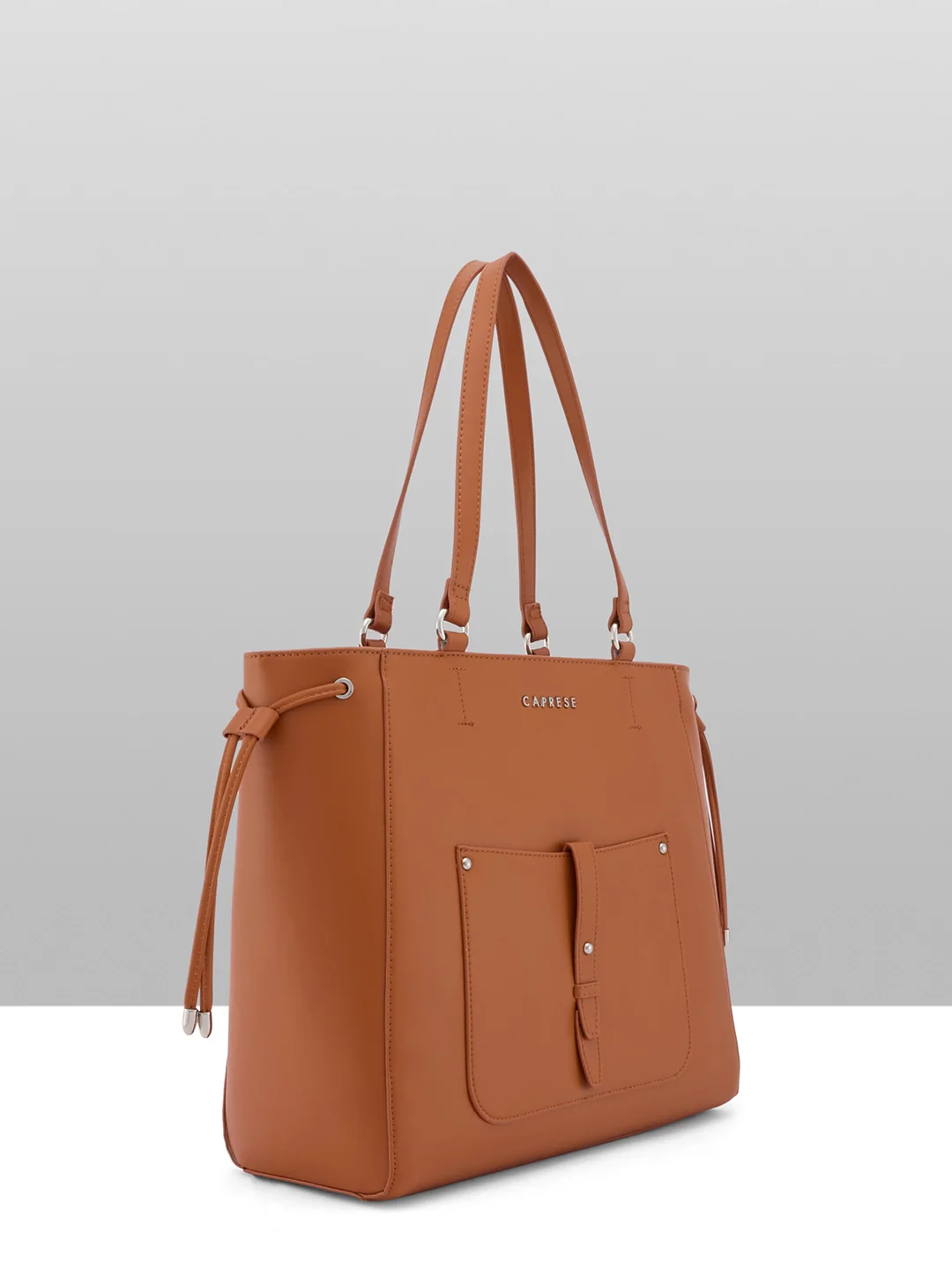 Caprese Fiji Large Tan Laptop Tote Bag - Image 11