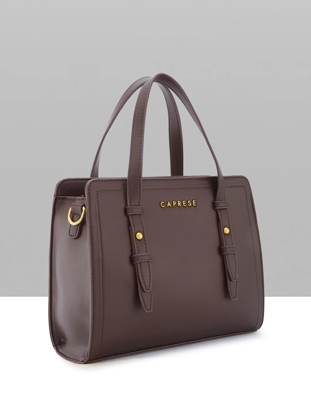 Caprese Fiji Small Coffee Satchel Bag - Image 10