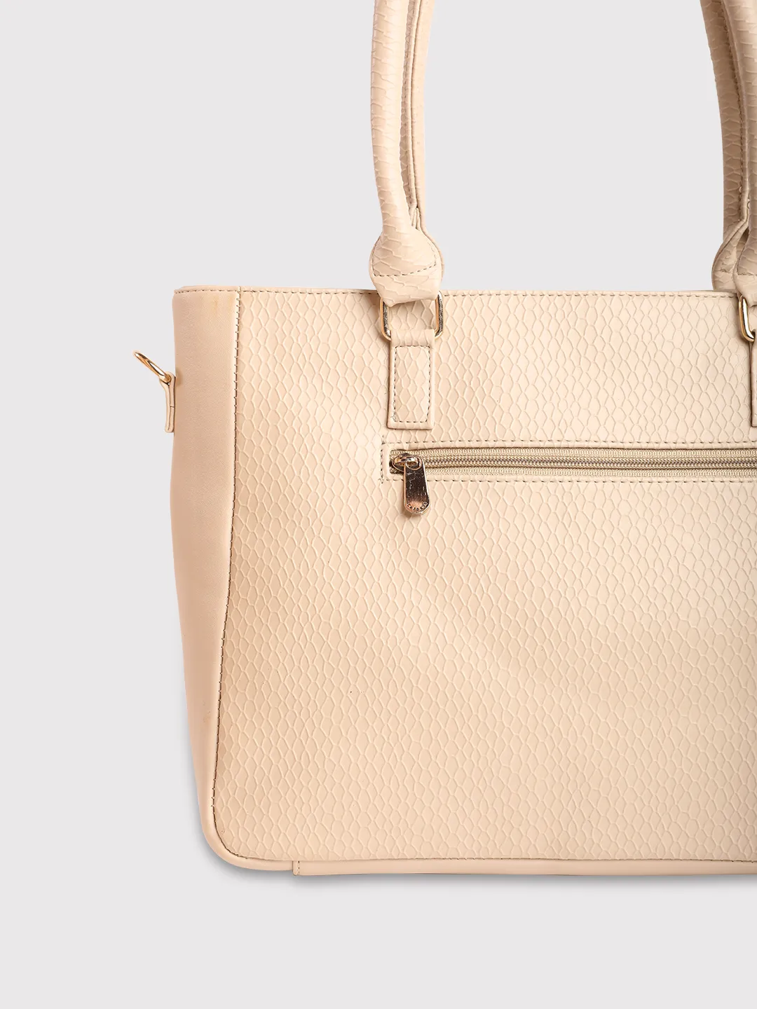 Caprese Fiona Large Beige Tote Bag - Image 10