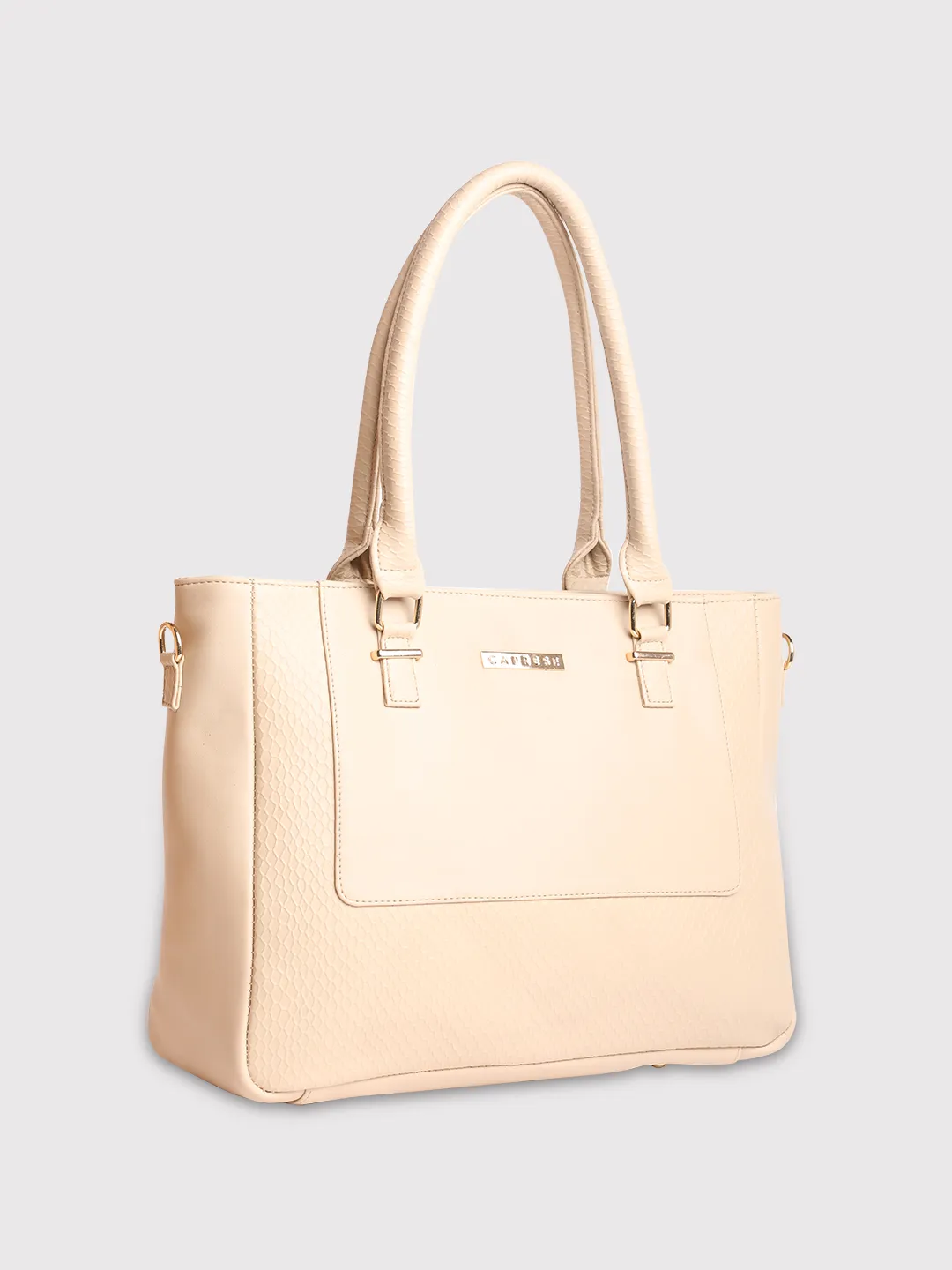 Caprese Fiona Large Beige Tote Bag - Image 4