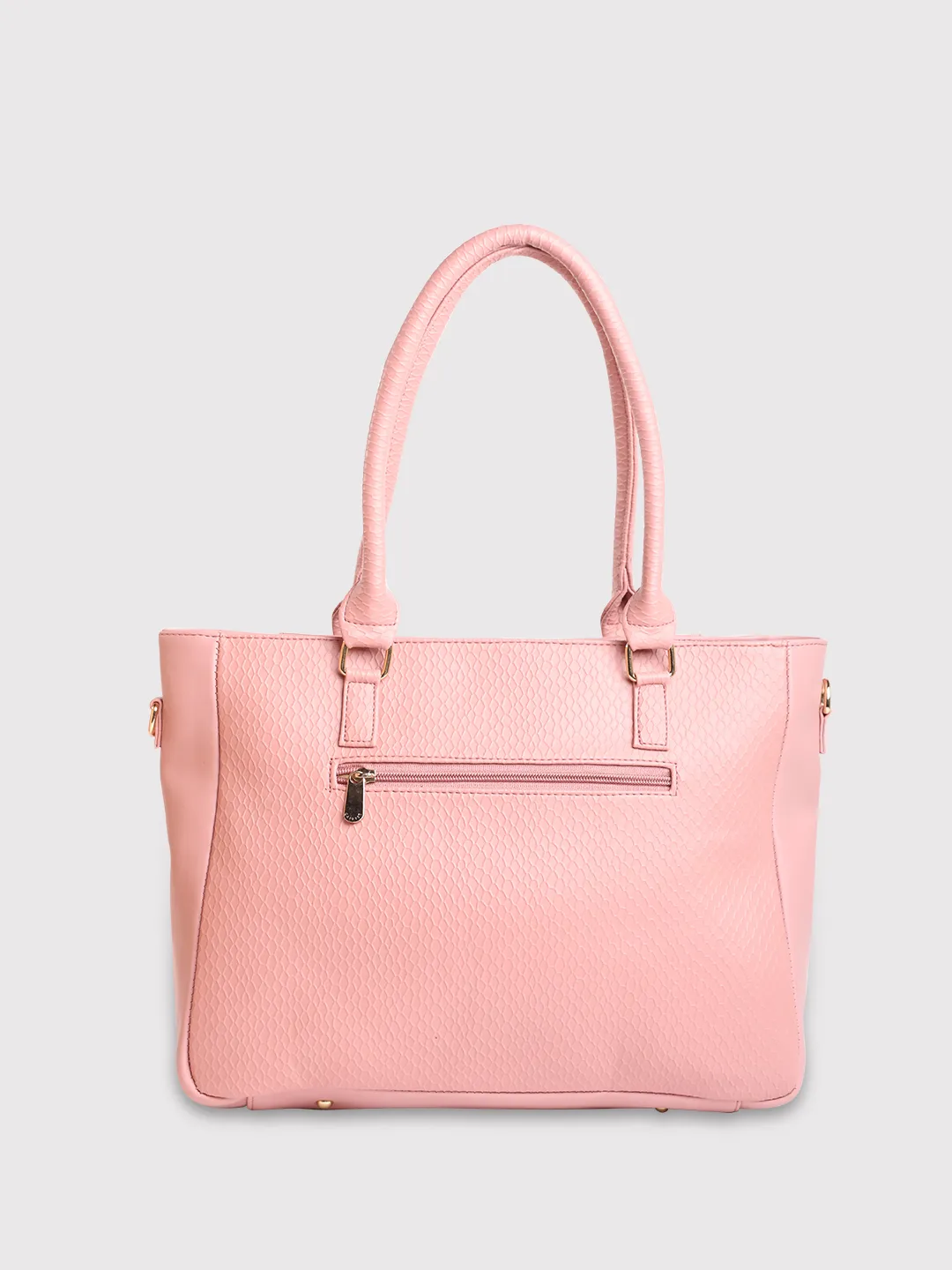 Caprese Fiona Large Light Pink Office Tote Bag - Image 5