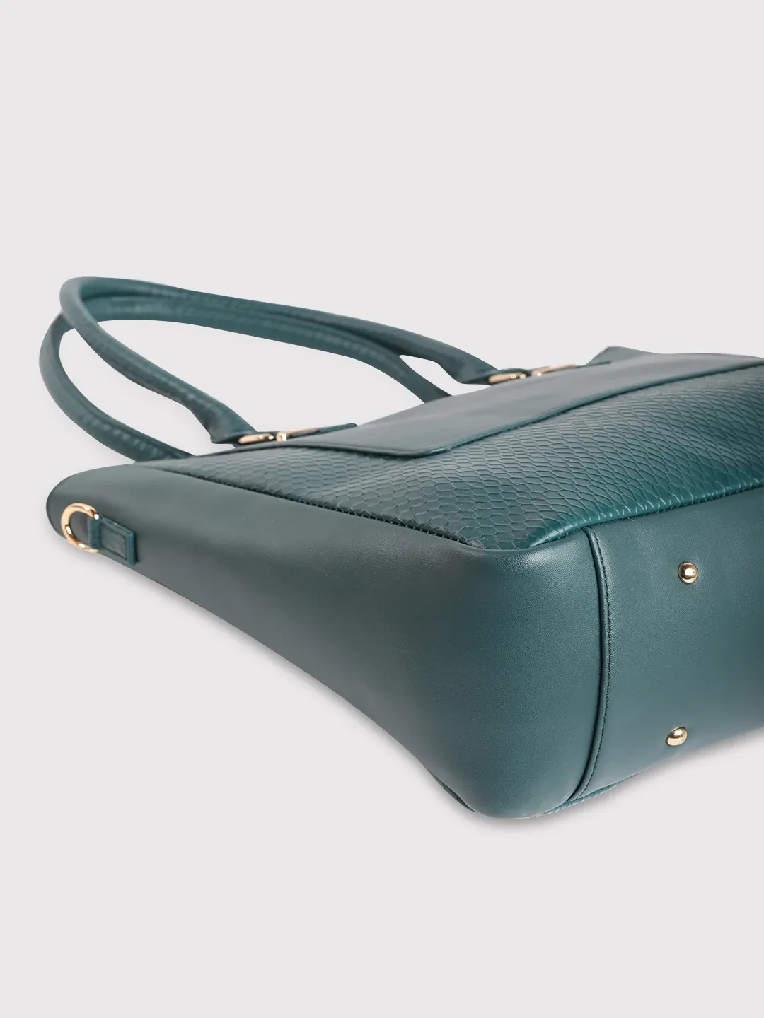 Caprese Fiona Large Teal Office Tote Bag - Image 10