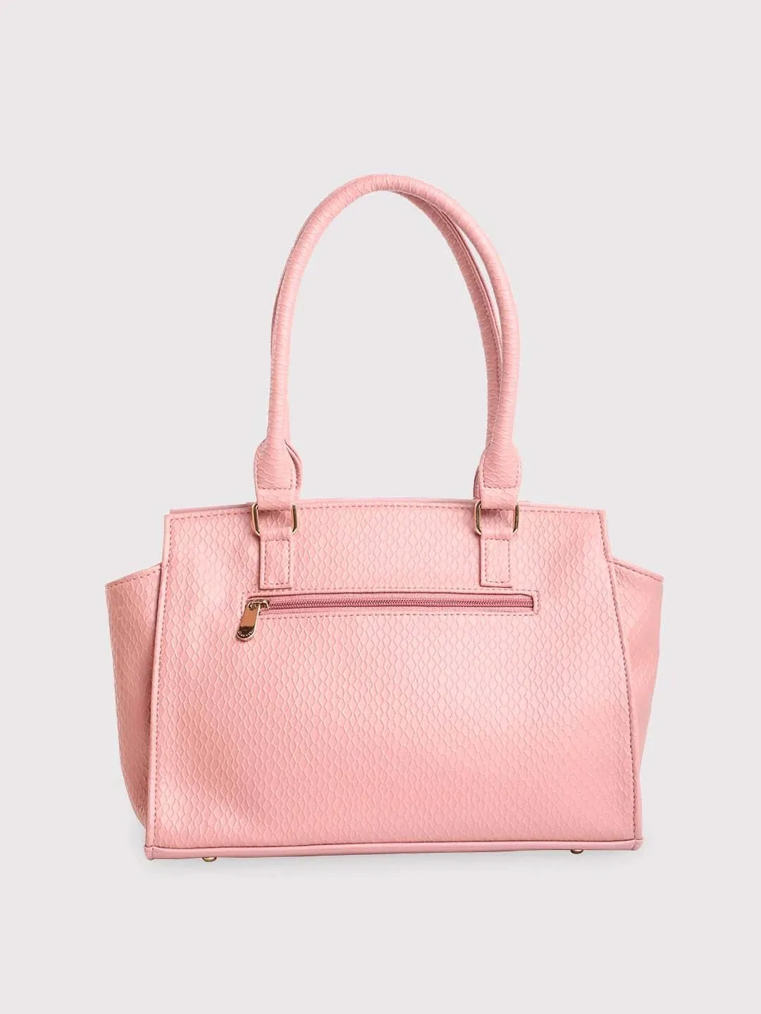 Caprese Fiona Medium Light Pink Office Tote Bag - Image 5