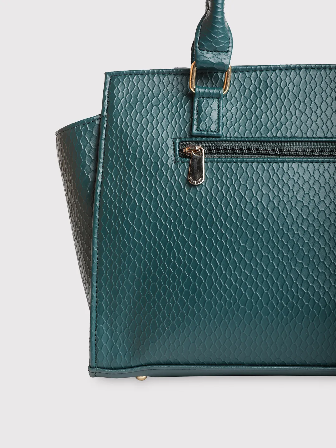 Caprese Fiona Medium Teal Tote Bag - Image 10