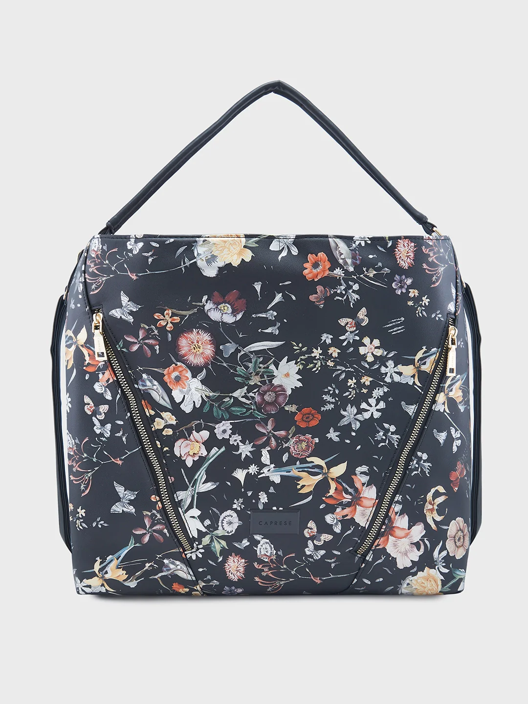 Caprese Fiorella Large Black Hobo Bag - Image 4