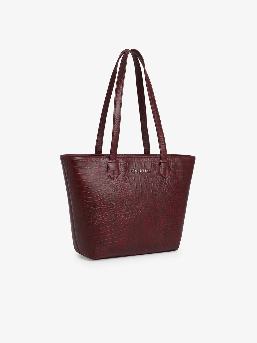 Caprese Fitri Medium Burgundy Tote Bag - Image 3