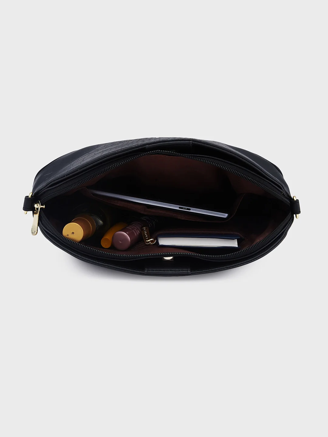 Caprese Flix Small Black Sling Bag - Image 9