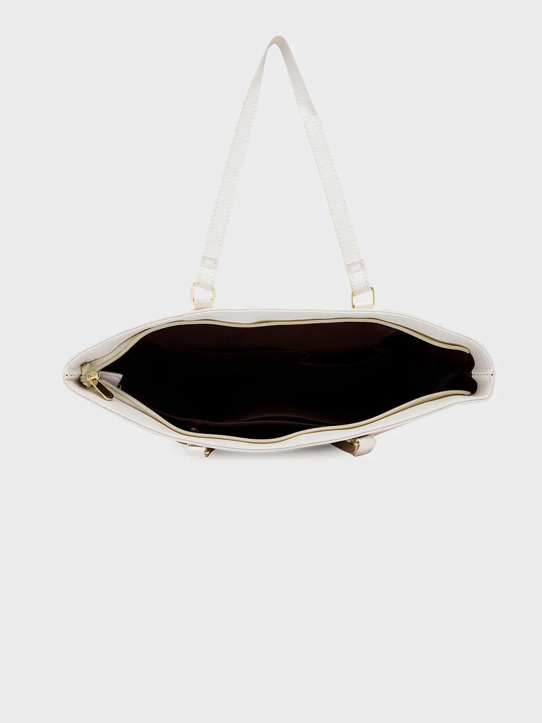 Caprese Flix Medium Off White Tote Bag - Image 10