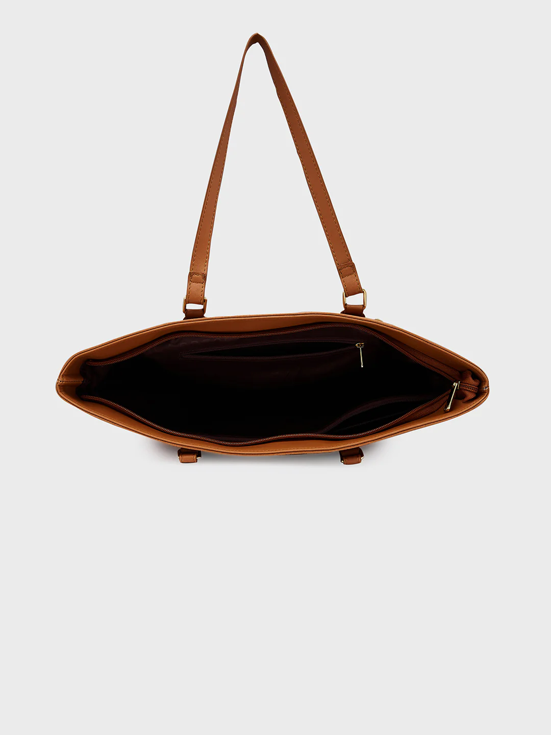 Caprese Flix Medium Tan Tote Bag - Image 10