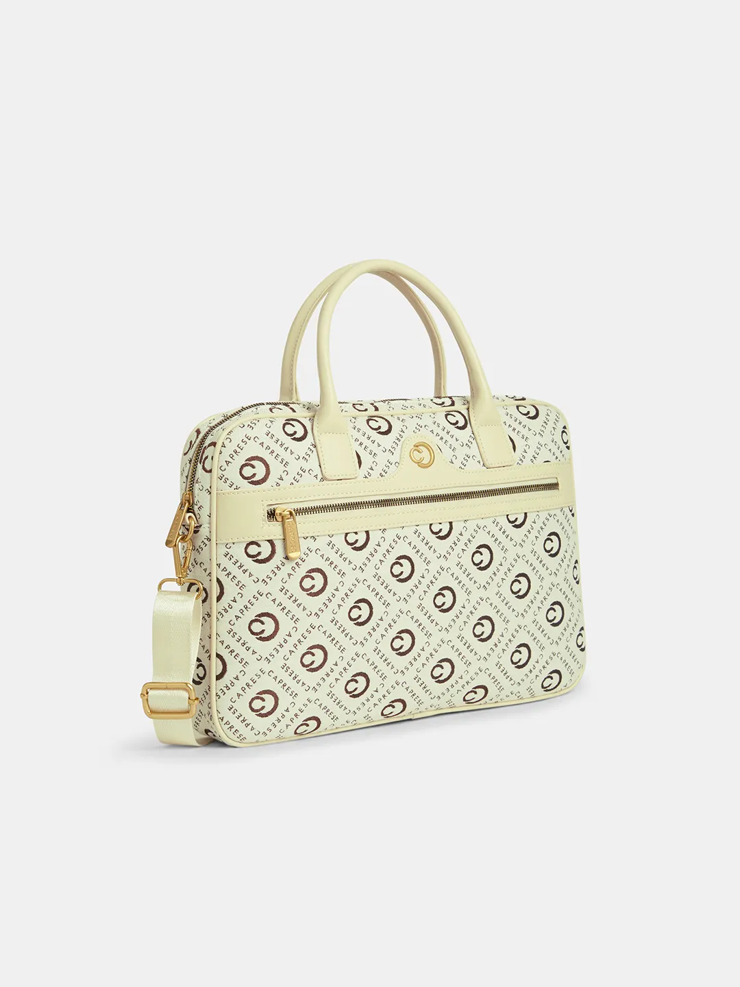 Caprese Florida Large Beige Laptop Sleeve - Image 3