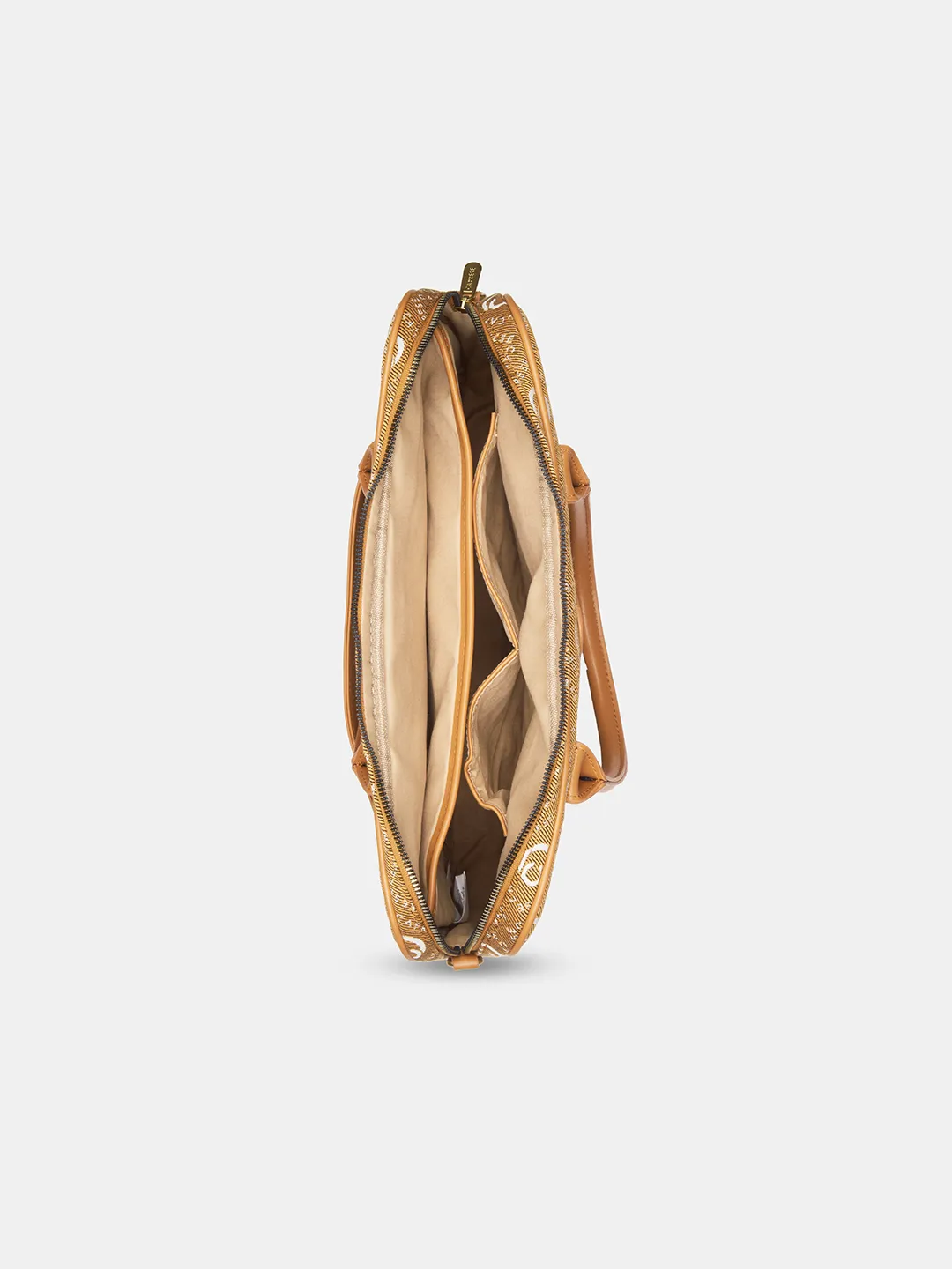 Caprese Florida Large Tan Laptop Sleeve - Image 5