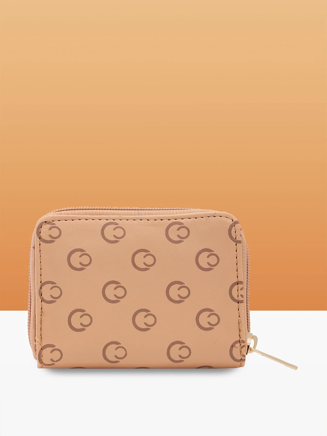 Caprese Freya Small Tan Wallet - Image 3
