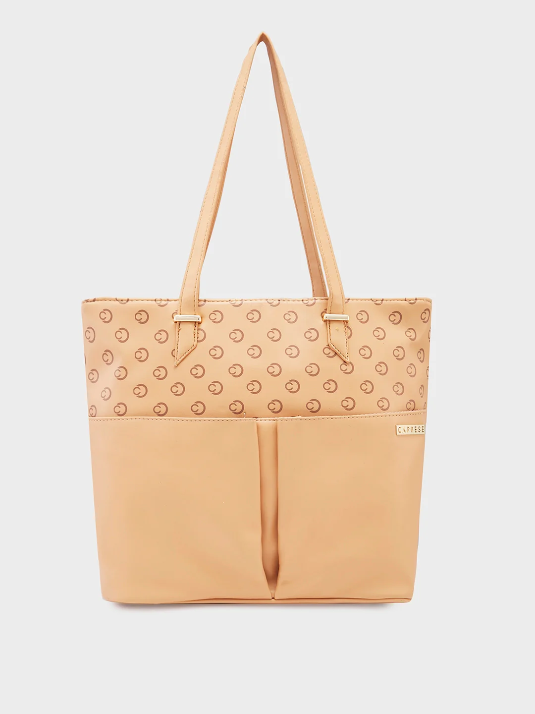 Caprese Freya Medium Tan Tote Bag - Image 3