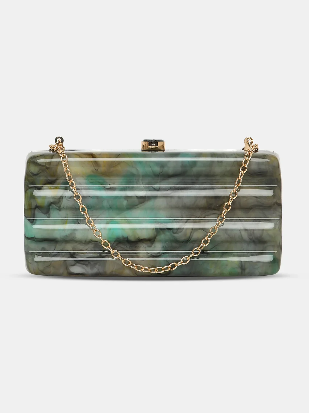 Caprese Gaina Small Grey Clutch - Image 10