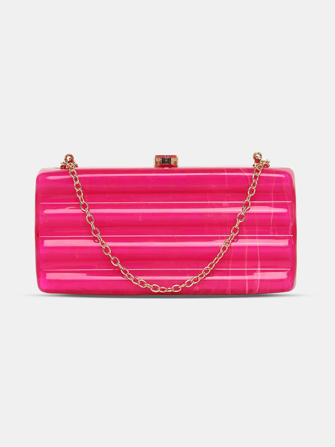 Caprese Gaina Small Pink Clutch - Image 8