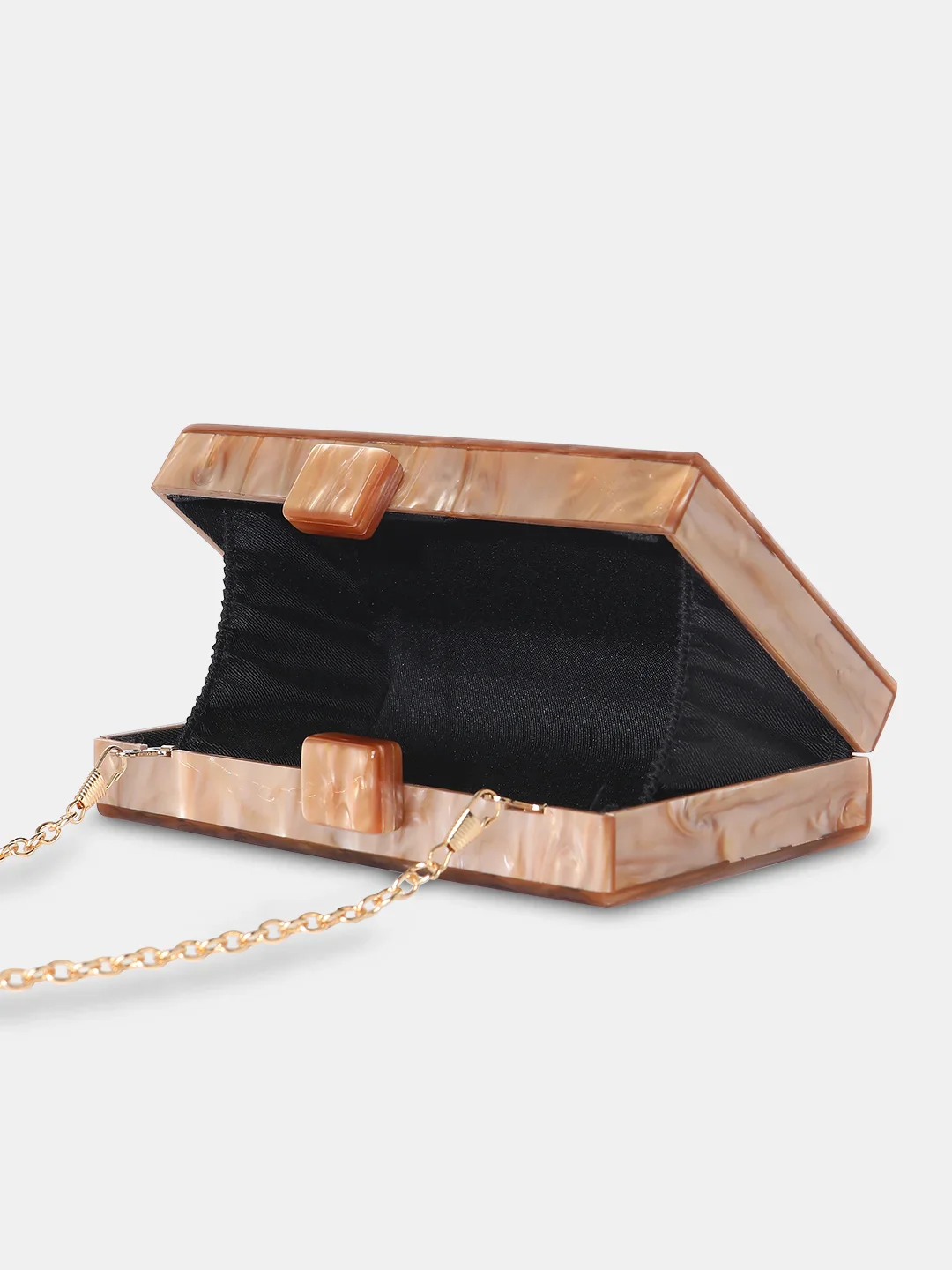 Caprese Gemma Small Beige Clutch - Image 9
