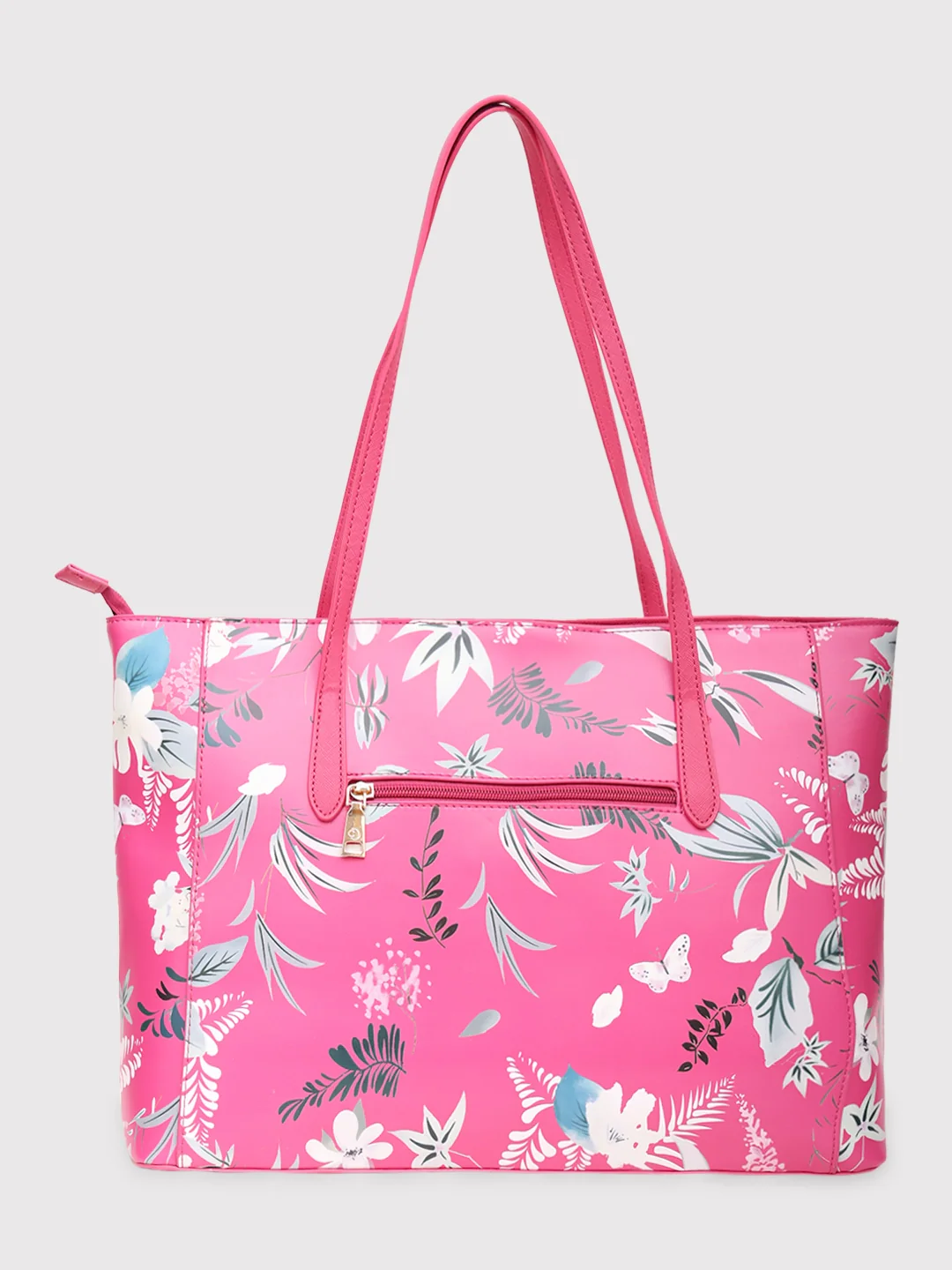 Caprese Gemma Large Dark Pink Tote Bag - Image 4