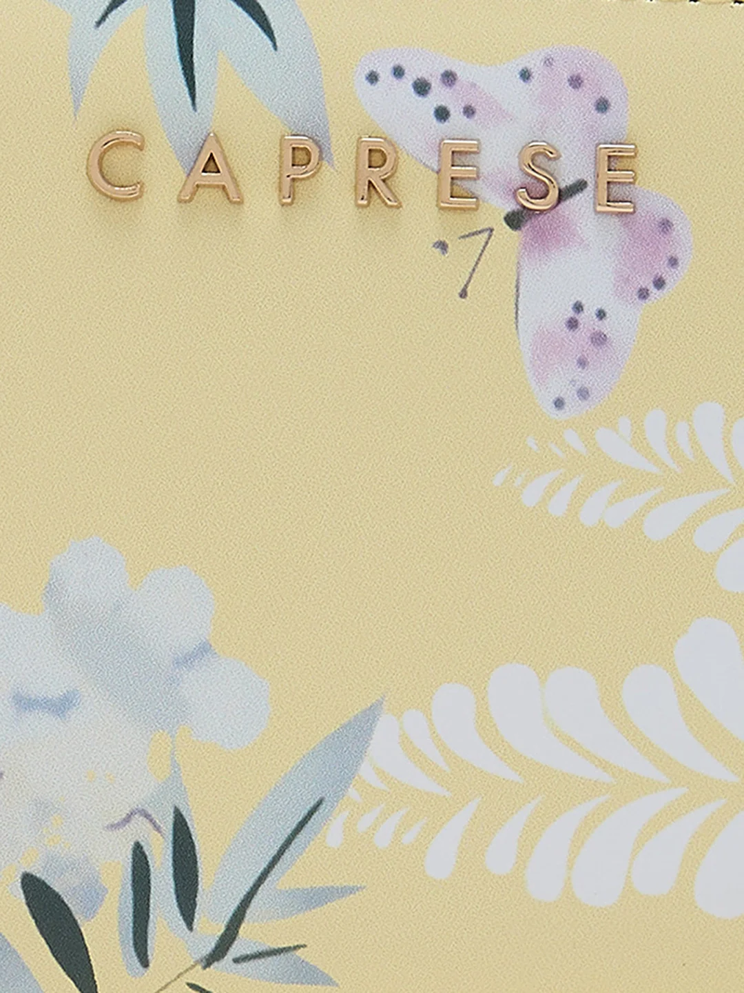 Caprese Gemma Medium Yellow Zip Around Wallet - Image 9