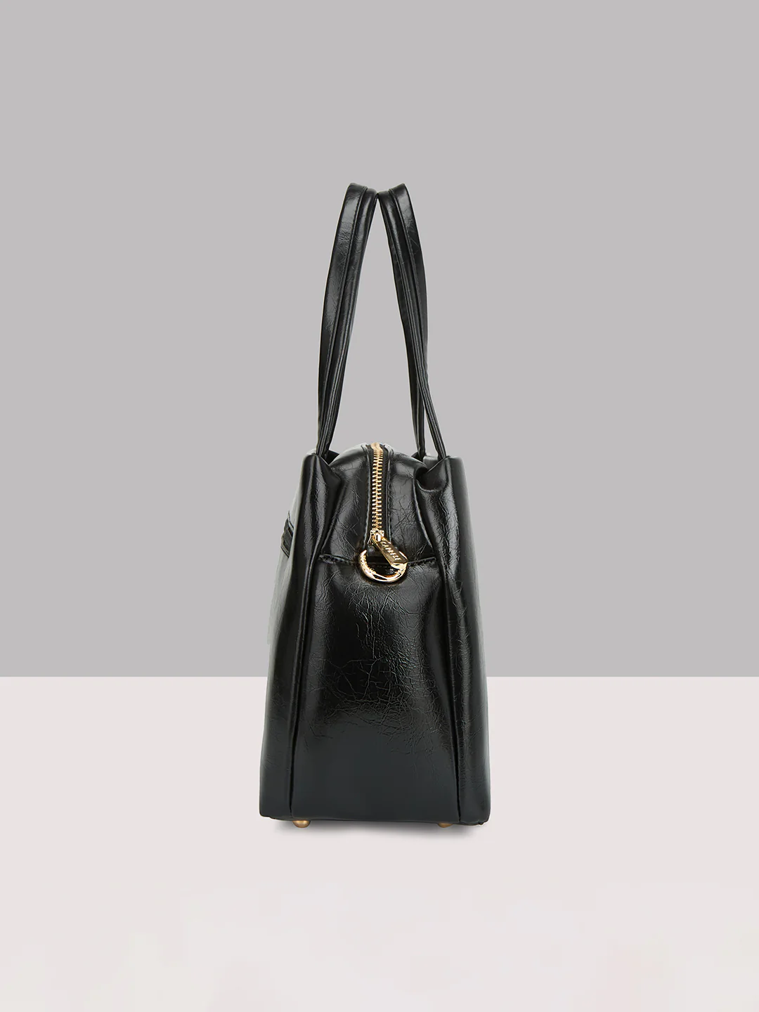 Caprese Geneva Medium Black Satchel - Image 5