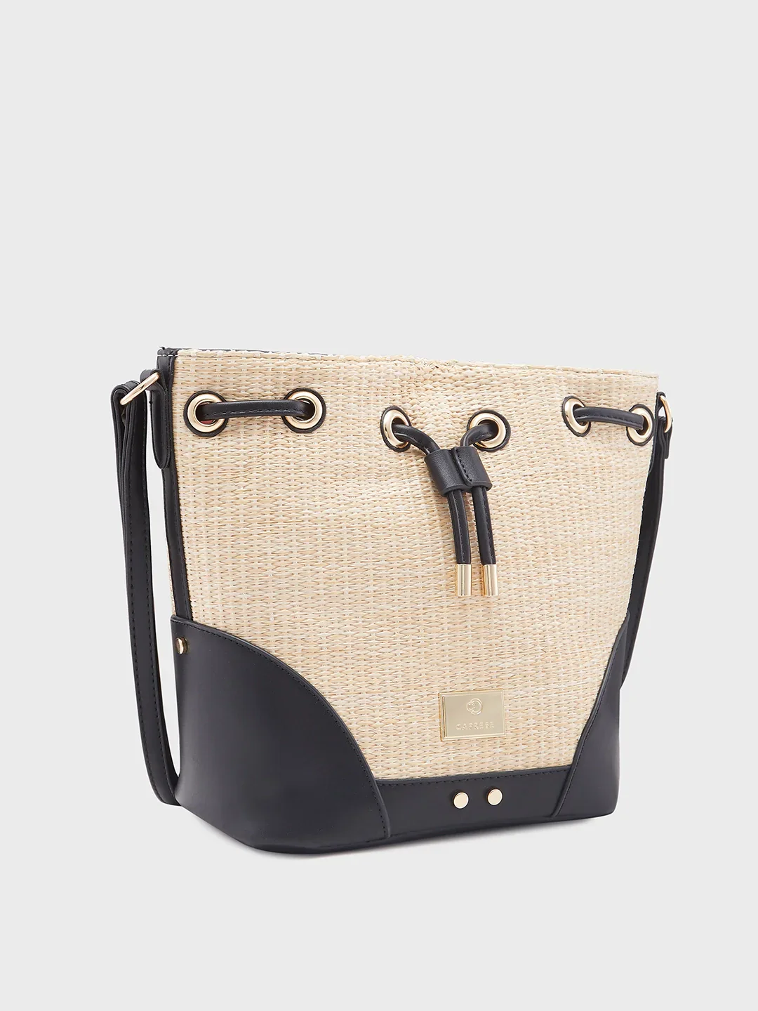 Caprese Georgia Medium Black Sling Bag - Image 4