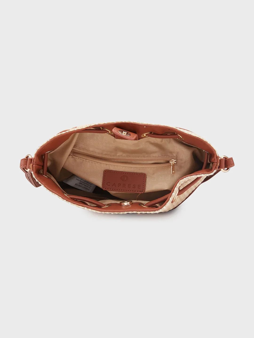 Caprese Georgia Medium Brown Sling Bag - Image 12