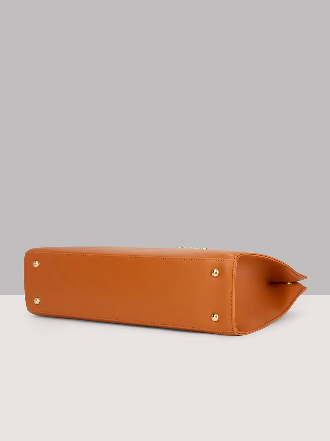 Caprese Giaa Large Tan Laptop Tote Bag - Image 6