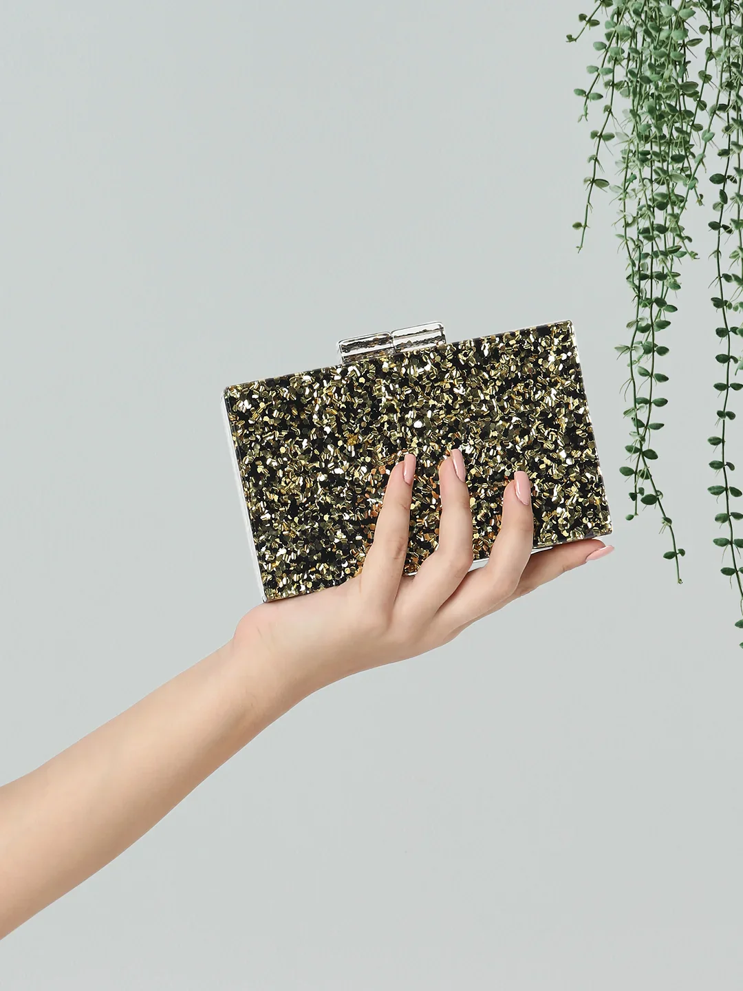 Caprese Gianna Small Black Clutch - Image 2