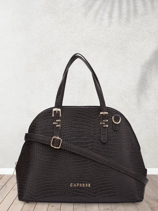 Caprese Gianna Medium Dark Satchel Bag