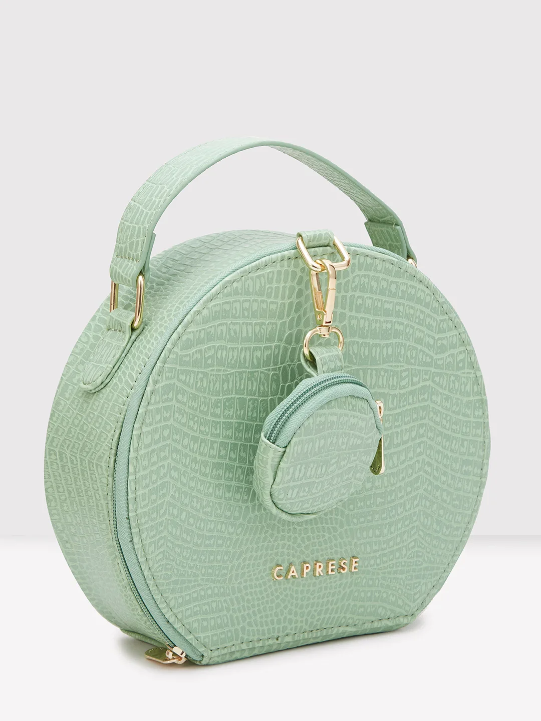 Caprese Gianna Small (E) Green Sling Bag - Image 5
