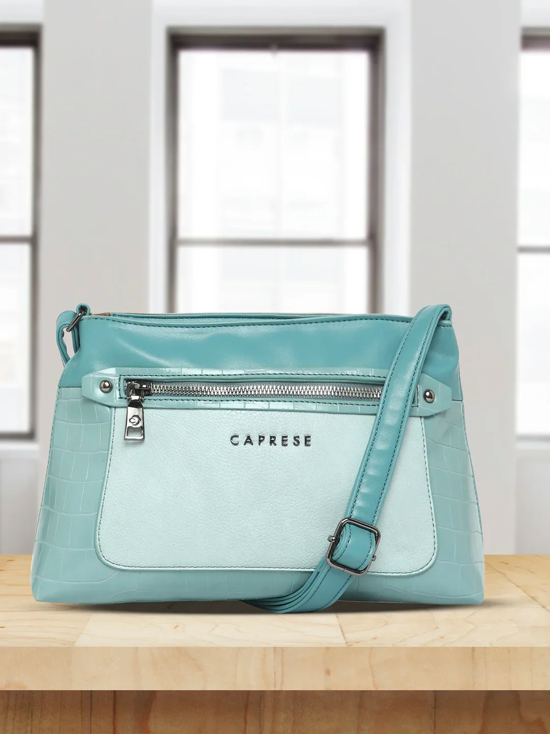 Caprese Gigi Medium Sapphire Sling Bag - Image 10