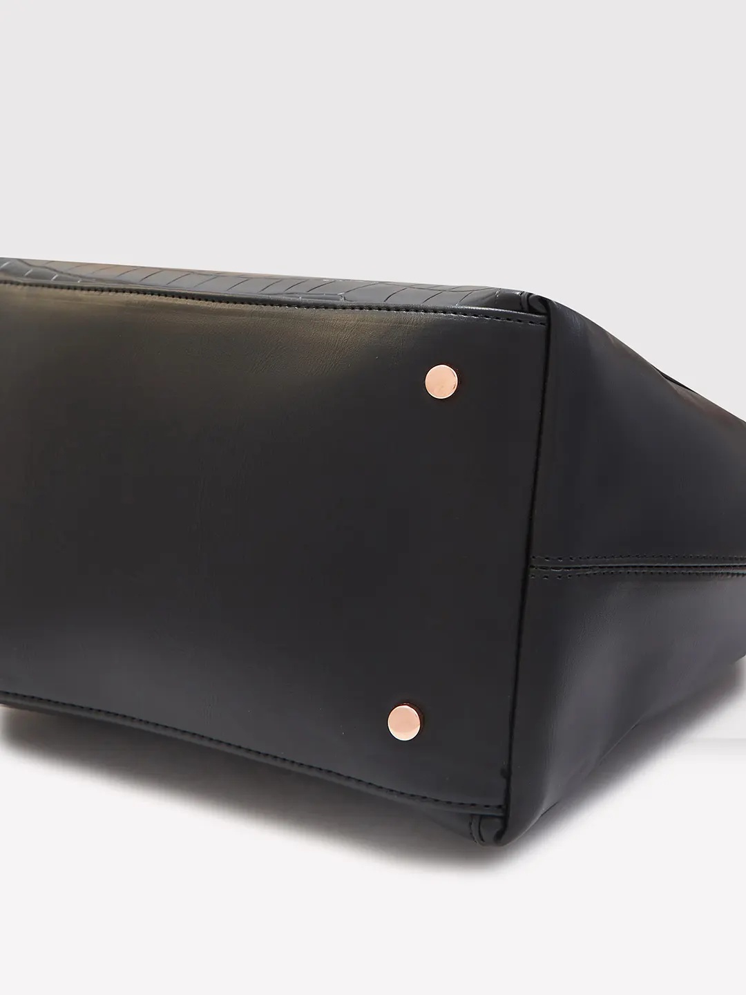 Caprese Gigi Large Black Tote Bag - Image 10