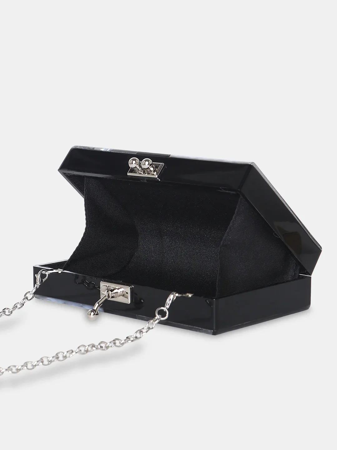 Caprese Gilia Small Black Clutch - Image 8