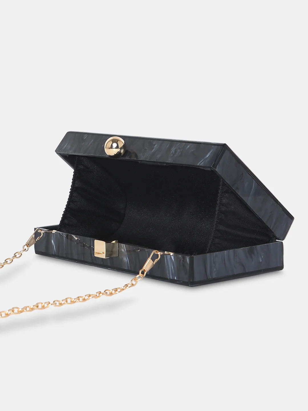 Caprese Gilia Small Grey Clutch - Image 10