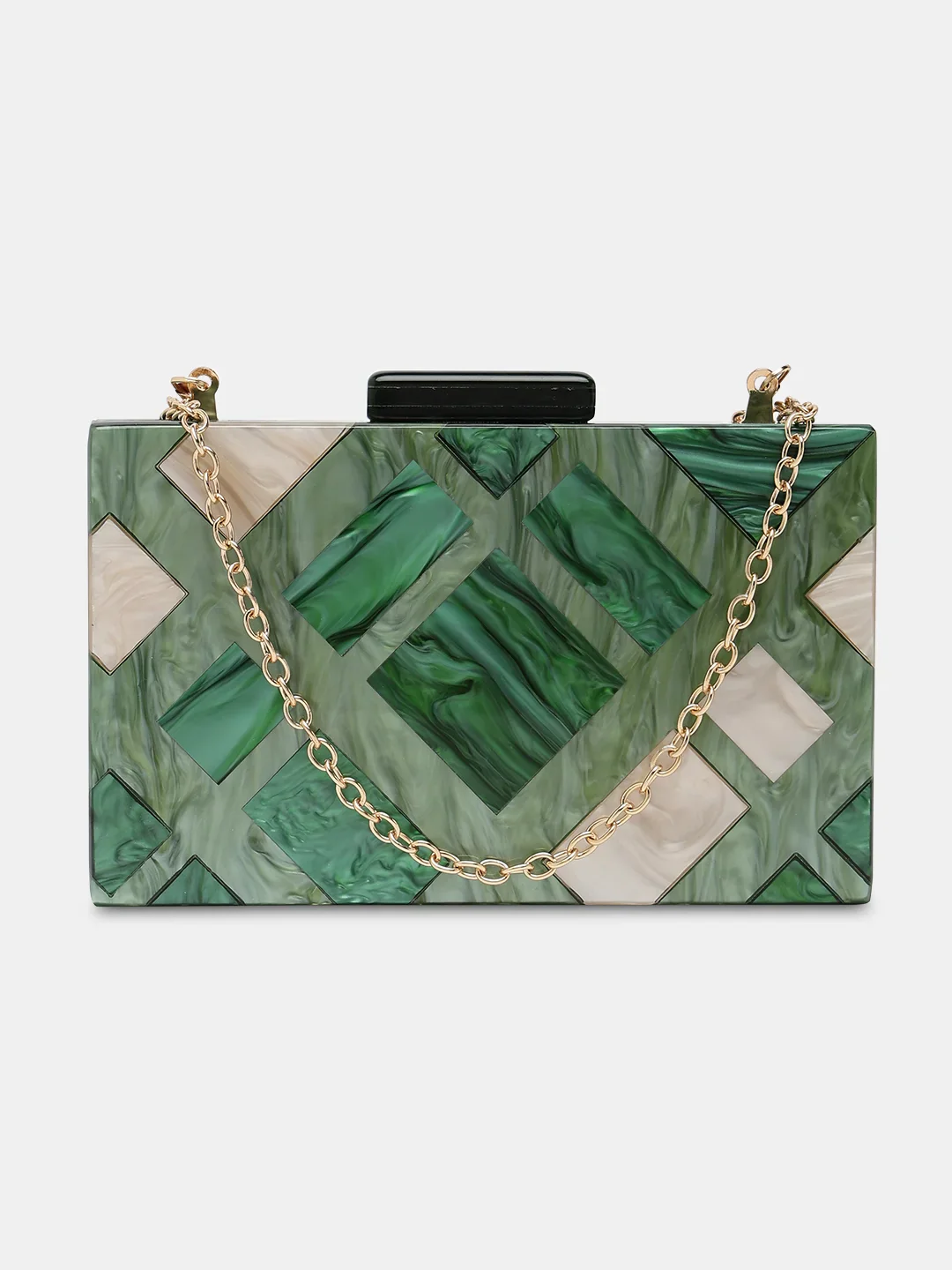 Caprese Gisella Small Green Clutch - Image 10