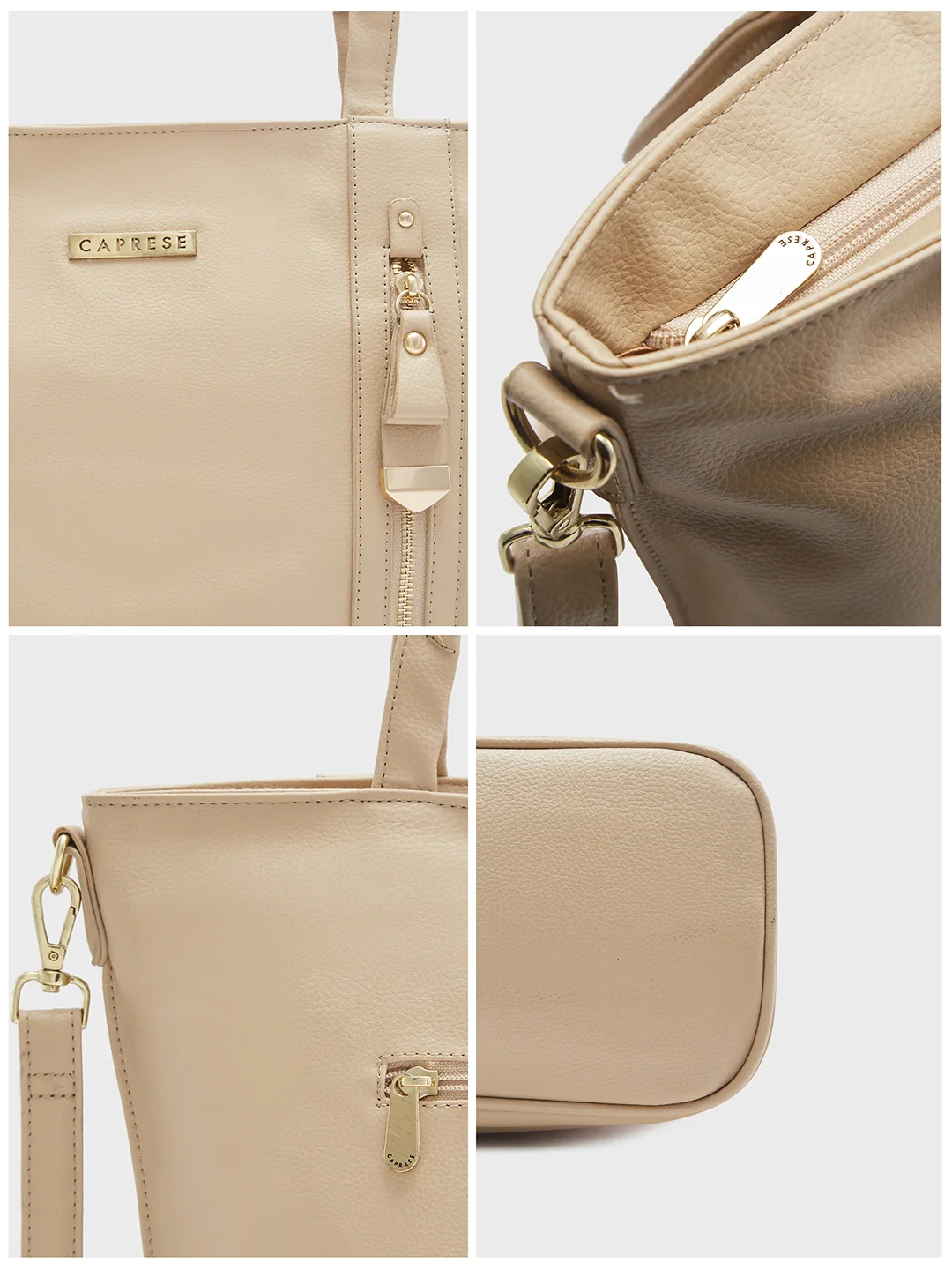 Caprese Gladys Medium Skin Tote Bag - Image 13