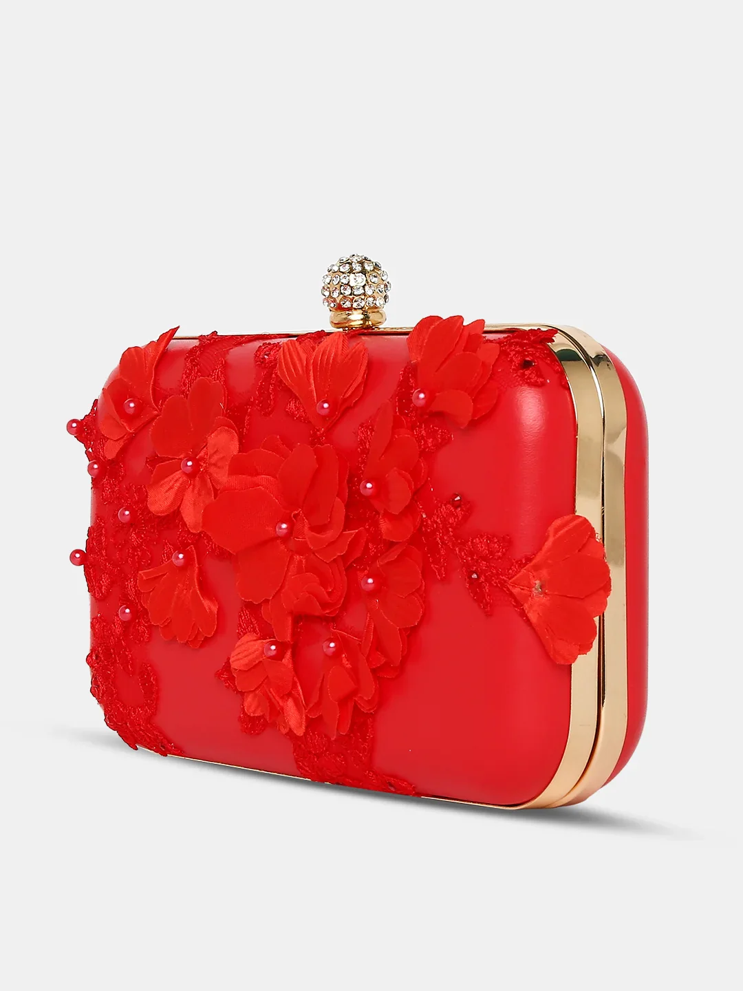 Caprese Gloria Small Red Clutch - Image 5