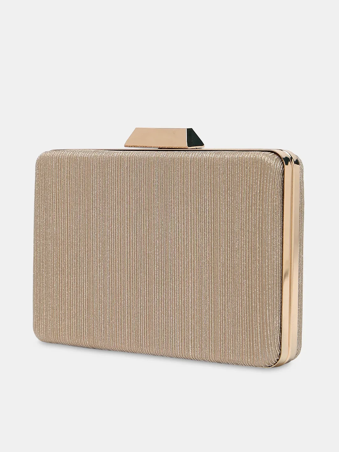 Caprese Goldy Small Gold Clutch - Image 5