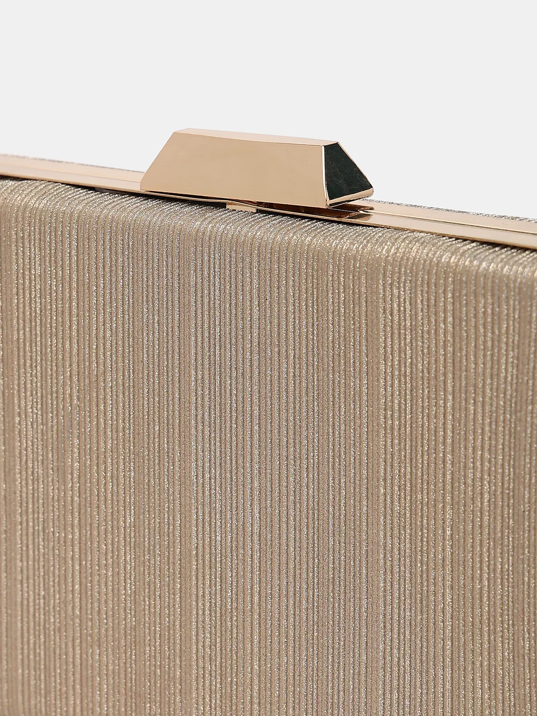 Caprese Goldy Small Gold Clutch - Image 7
