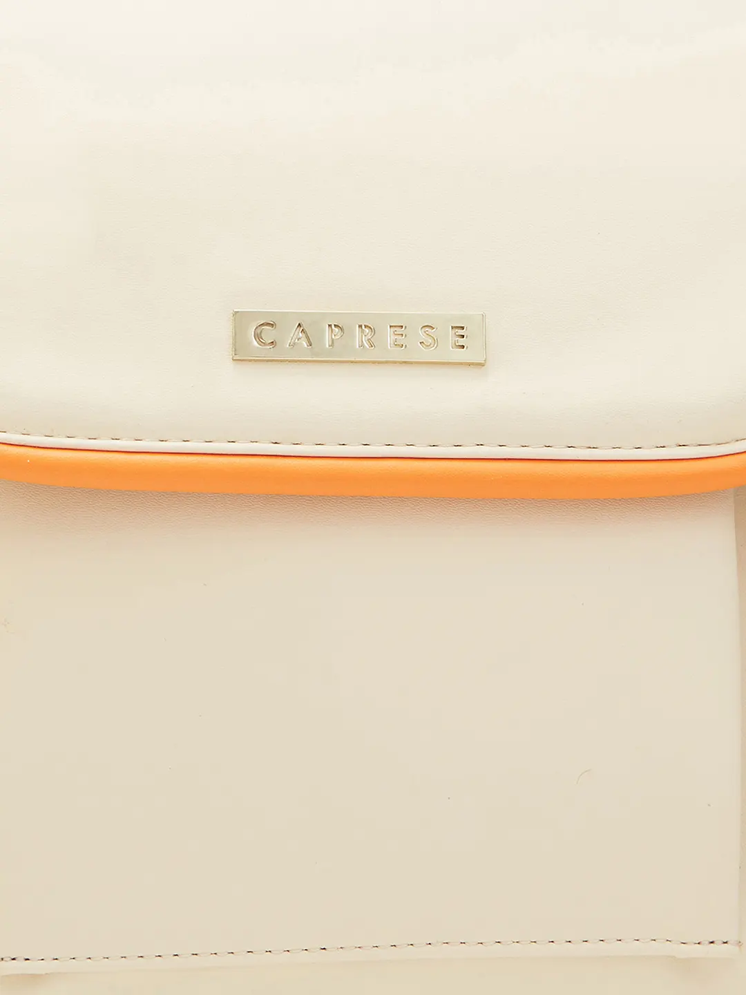 Caprese Gracie Medium Cream Backpack - Image 11