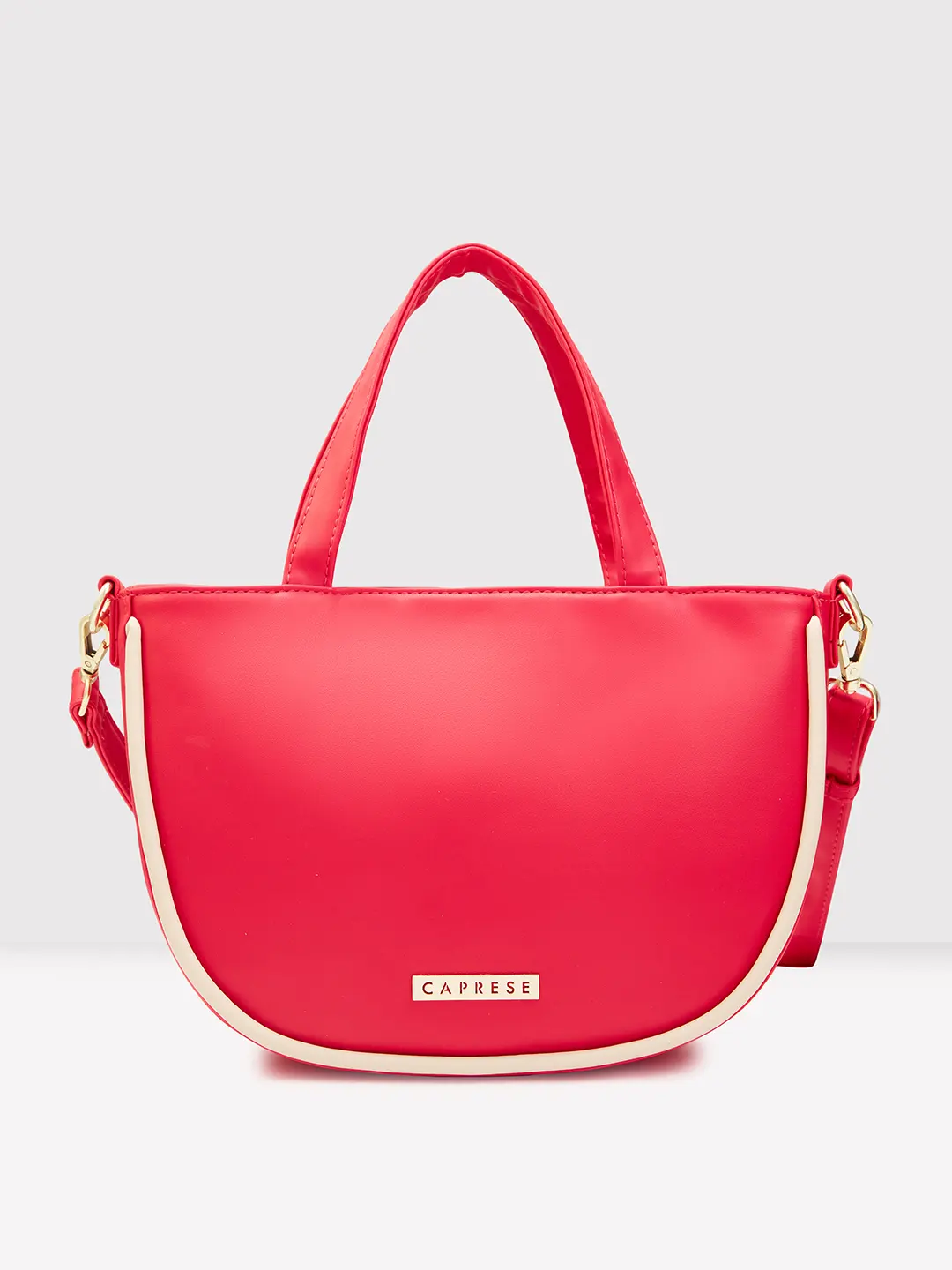 Caprese Gracie Medium Magenta Satchel Bag - Image 4