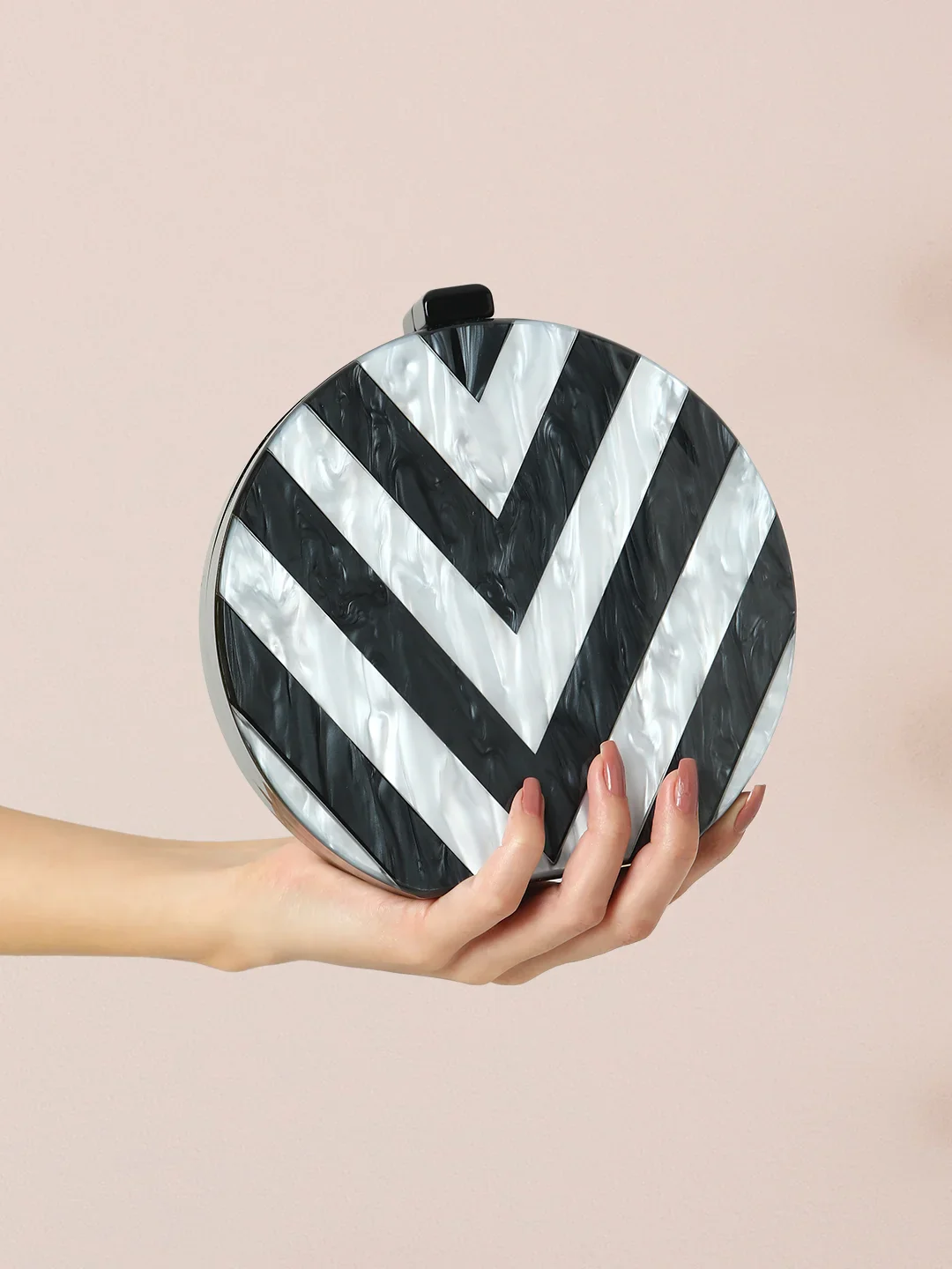 Caprese Greta Small Black Clutch - Image 13