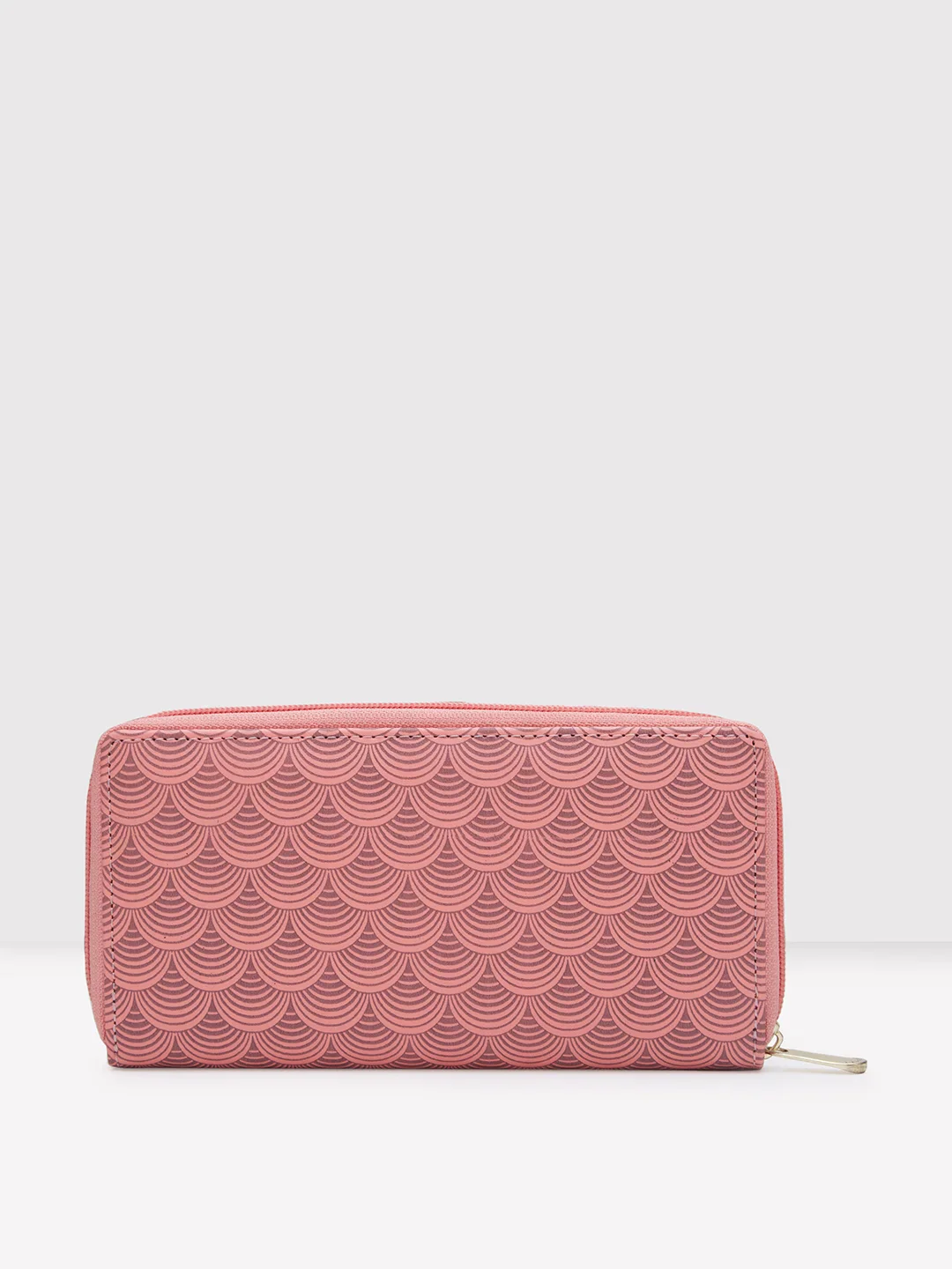 Caprese Greta Large Pink Zip Around Wallet - Image 4