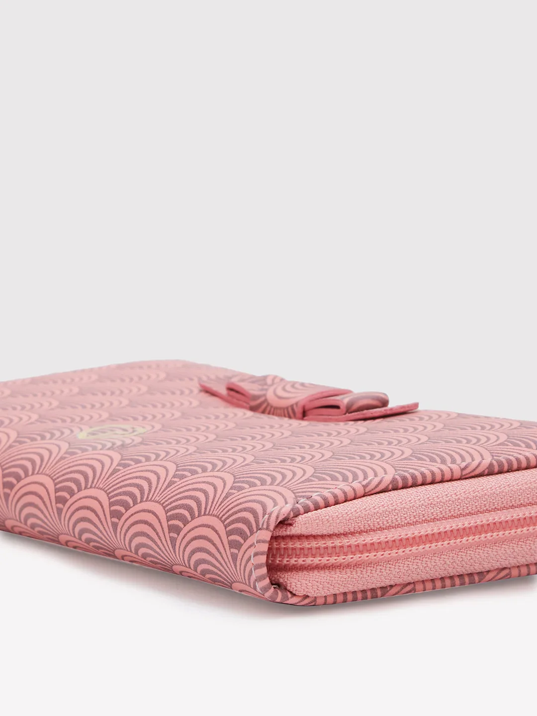 Caprese Greta Large Pink Zip Around Wallet - Image 6