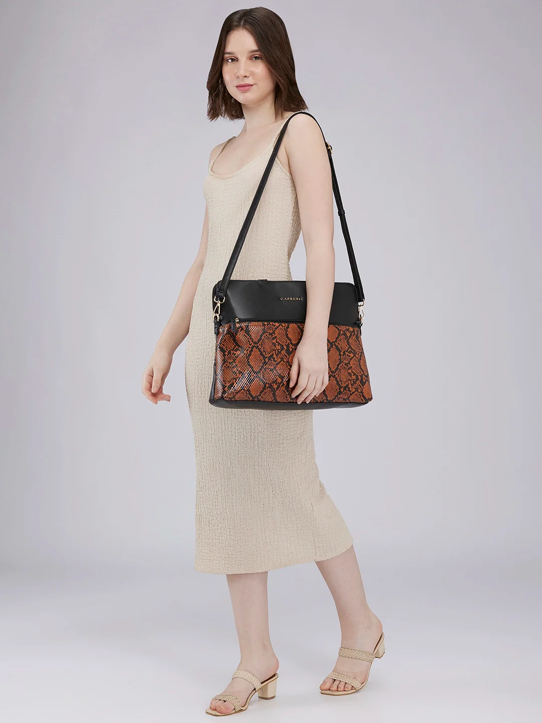 Caprese Gypsy Large Black Laptop Bag - Image 2